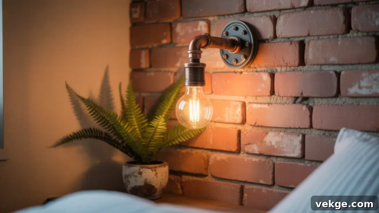 Industrial Pipe Style Sconce