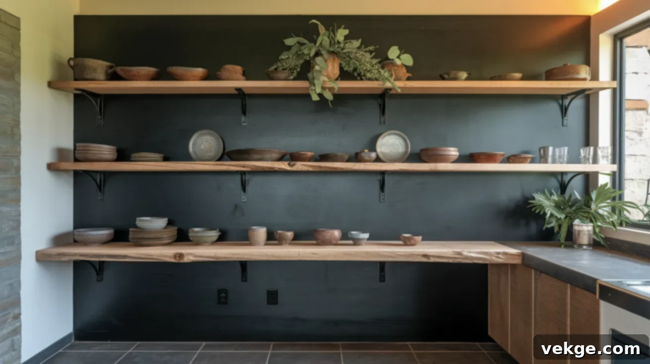 Rustic_Wood_Shelves_on_Black_Accent_Wall