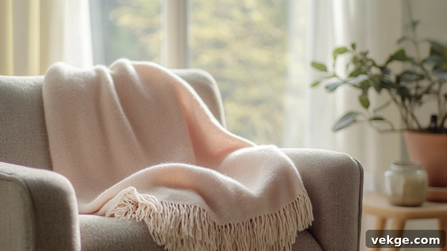 Swap Heavy Throw Blankets for Light Throws