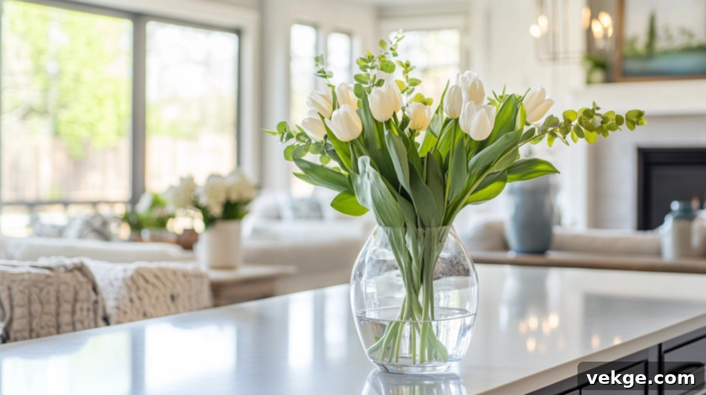 Bring in Fresh Flowers or Greenery