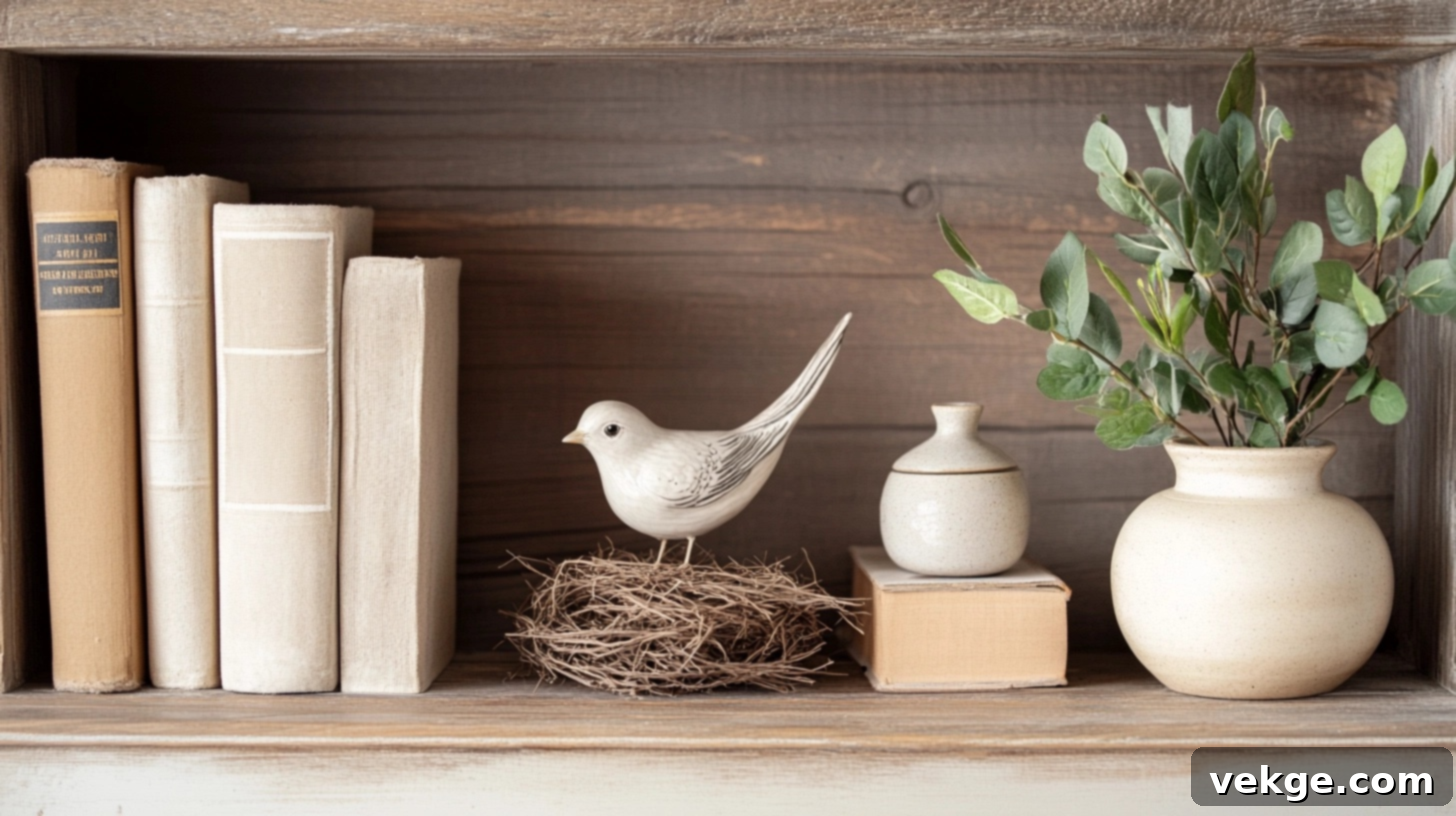 Curate a Spring-Themed Bookshelf