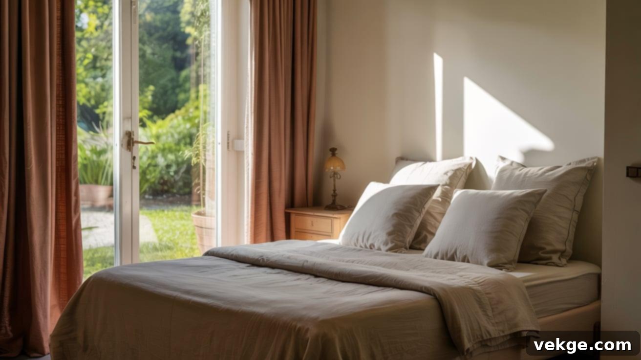 Neutral_Bedroom_with_Rust_Curtains