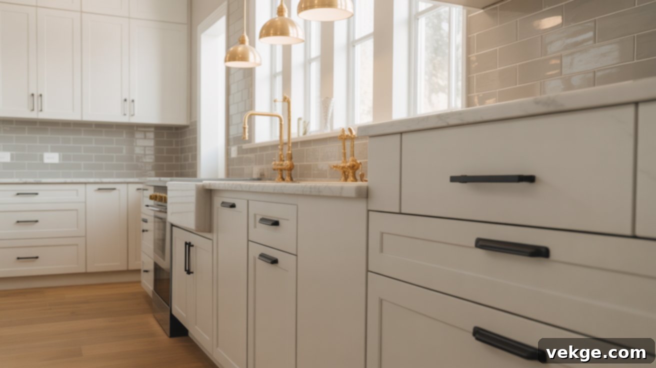 Black Hardware Mixed with Brass Accents