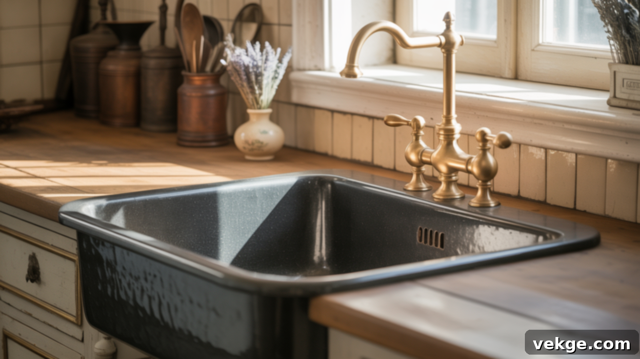 What is a Cast Iron Sink - Classic Durability