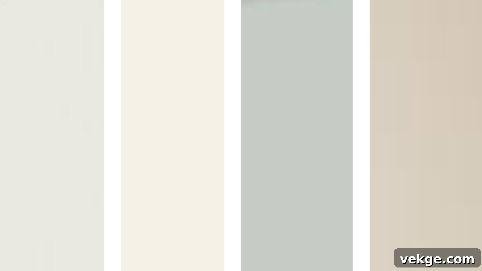 Color palette showing Benjamin Moore Salamander with complementary neutrals
