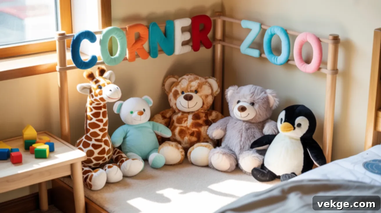 Corner Zoo, ideal for utilizing tight or oddly shaped room spaces