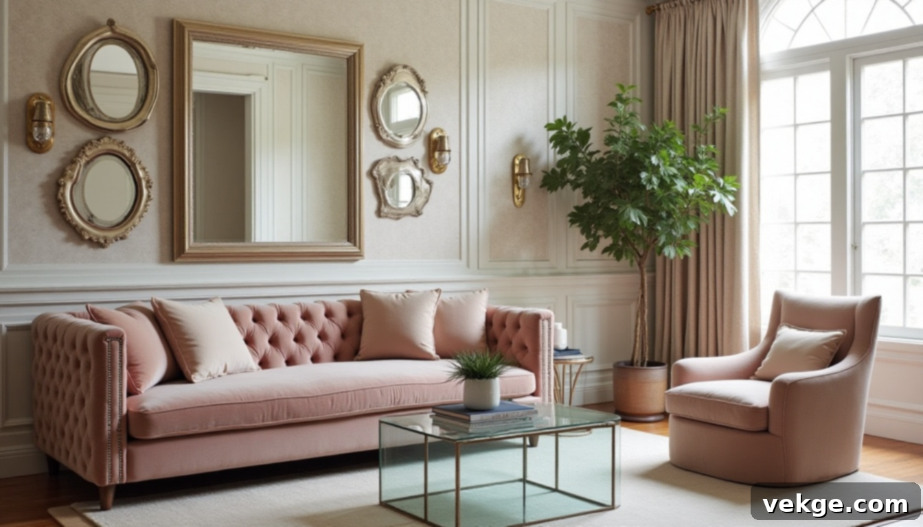 Vintage Meets Modern Eclectic Living Room Design