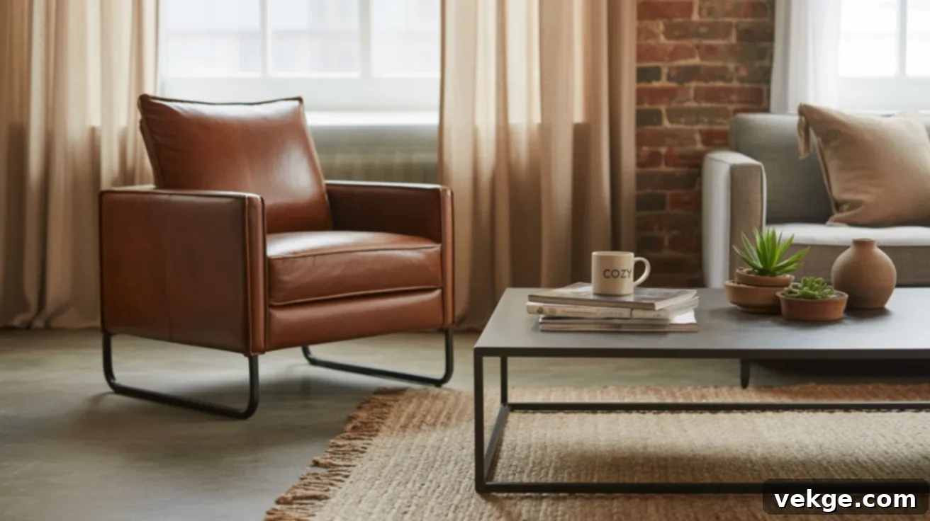 Industrial with a Soft Side Eclectic Living Room