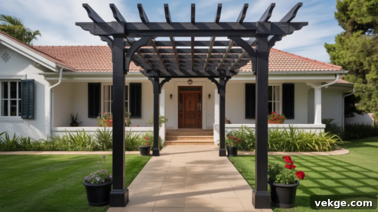 White_House__Black_Pergola_Entry
