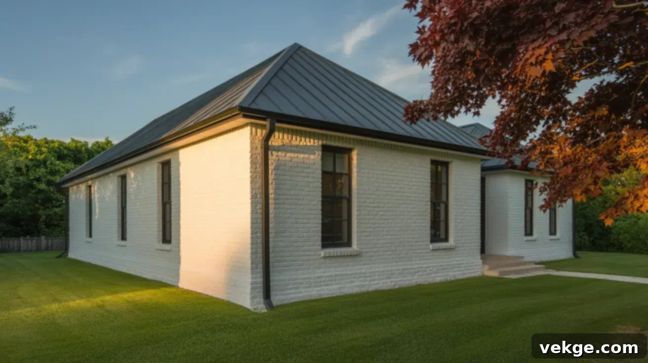 Modern_Farmhouse_with_White_Brick_and_BlackRoof