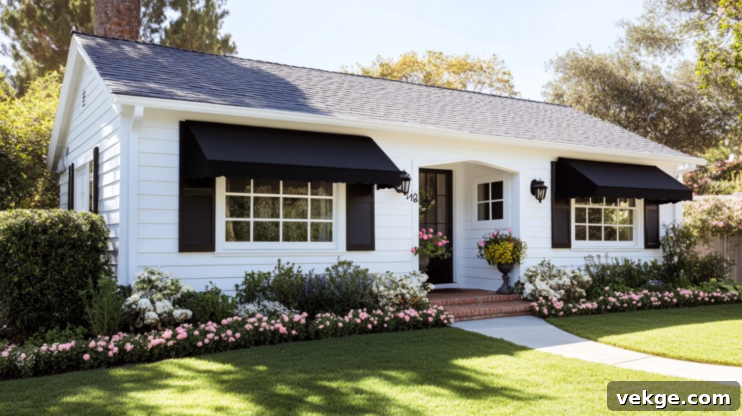White_Exterior_with_Black_Window_Awnings