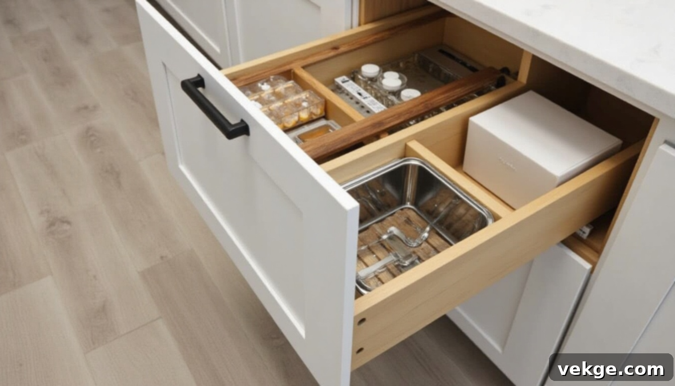Drawers for Filters, Pods, or Trash Bins