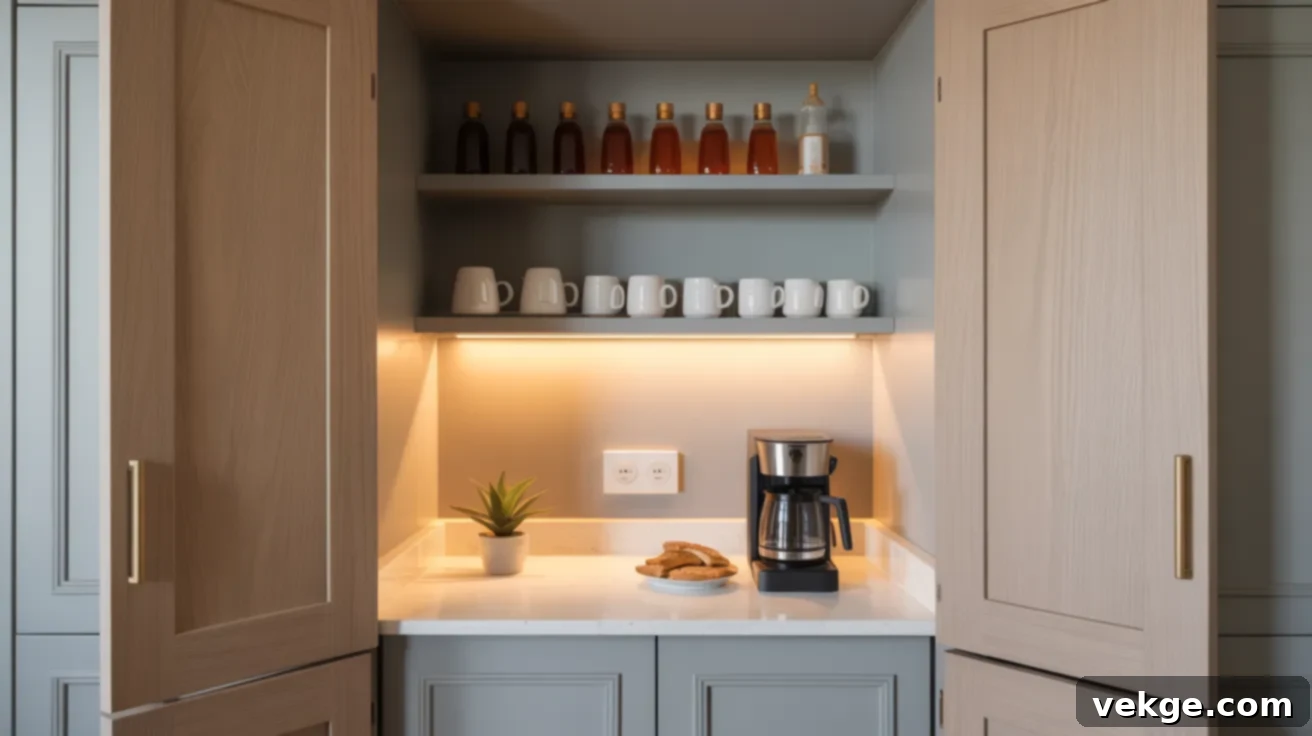 Closet-Style Coffee Nook