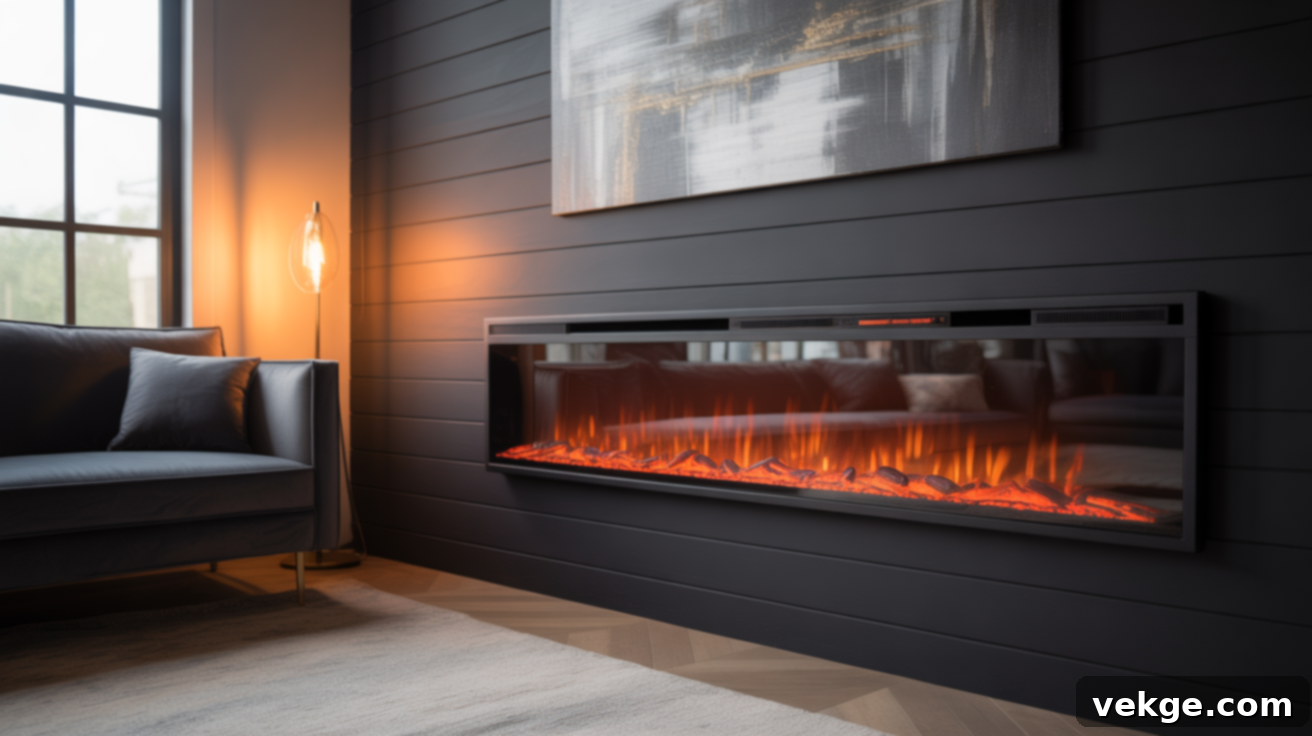 Use_Black_Shiplap_Behind_an_Electric_Fireplace