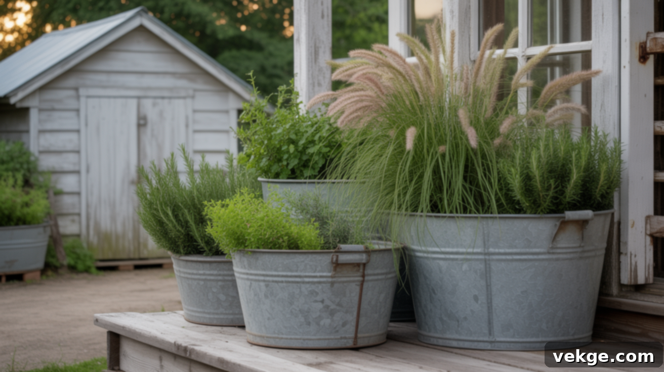 W-Galvanized_Tub_Planters