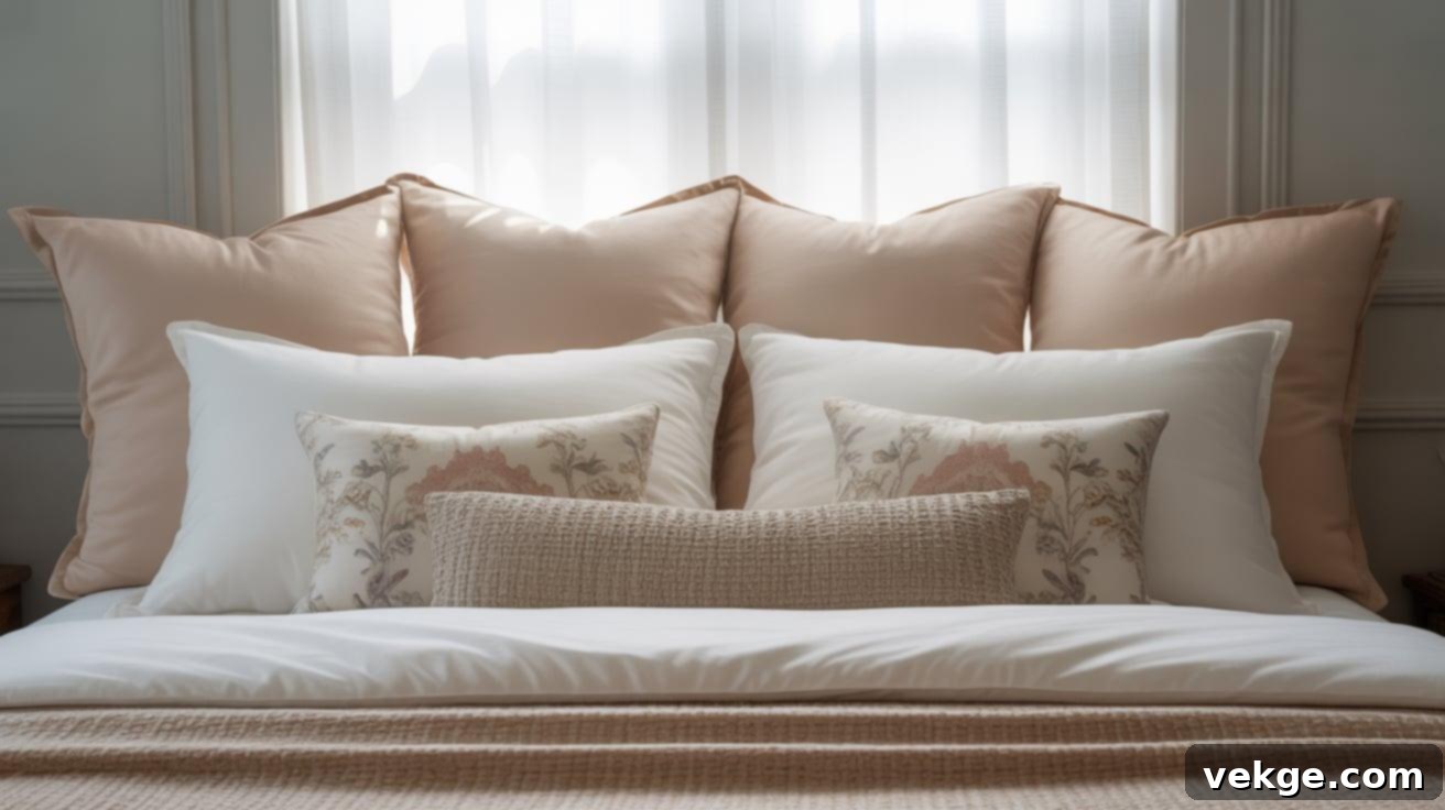 Luxe Layered Pillow Look for Queen Bed Styling