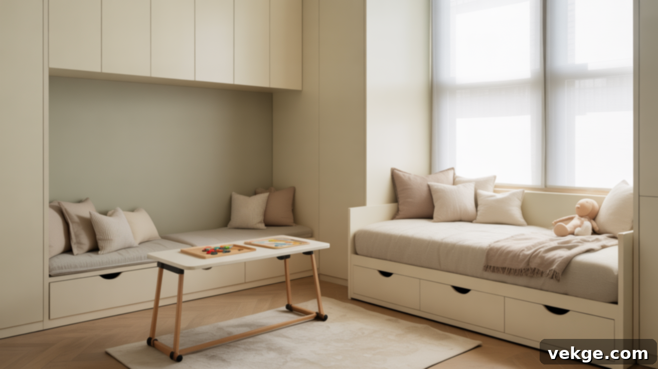 Multi-Functional Furniture for Kids Playrooms