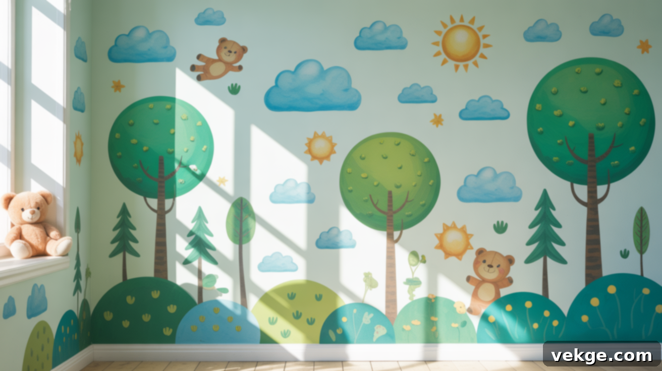 Wall Decals or Murals in Playroom