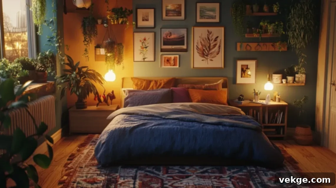 Zone Lighting with Different Intensities for Separate Areas in Small Bedrooms