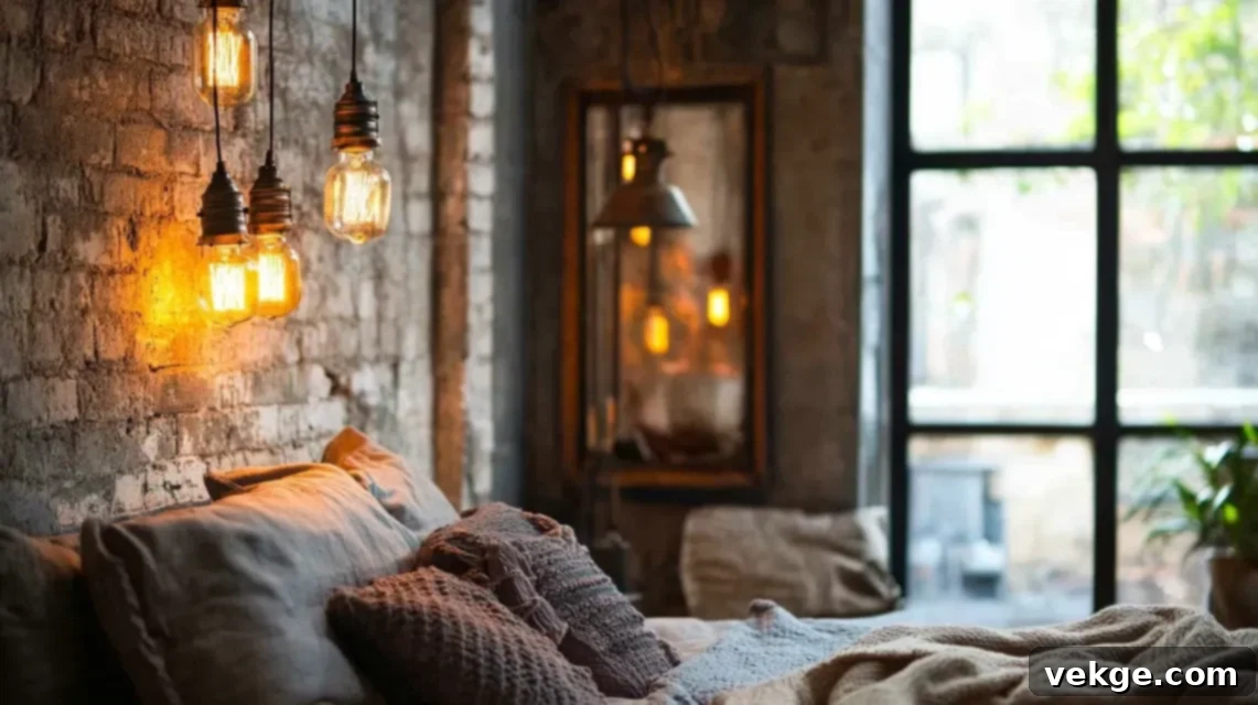 Vintage Edison Bulbs for Warm Vibes in Small Bedrooms