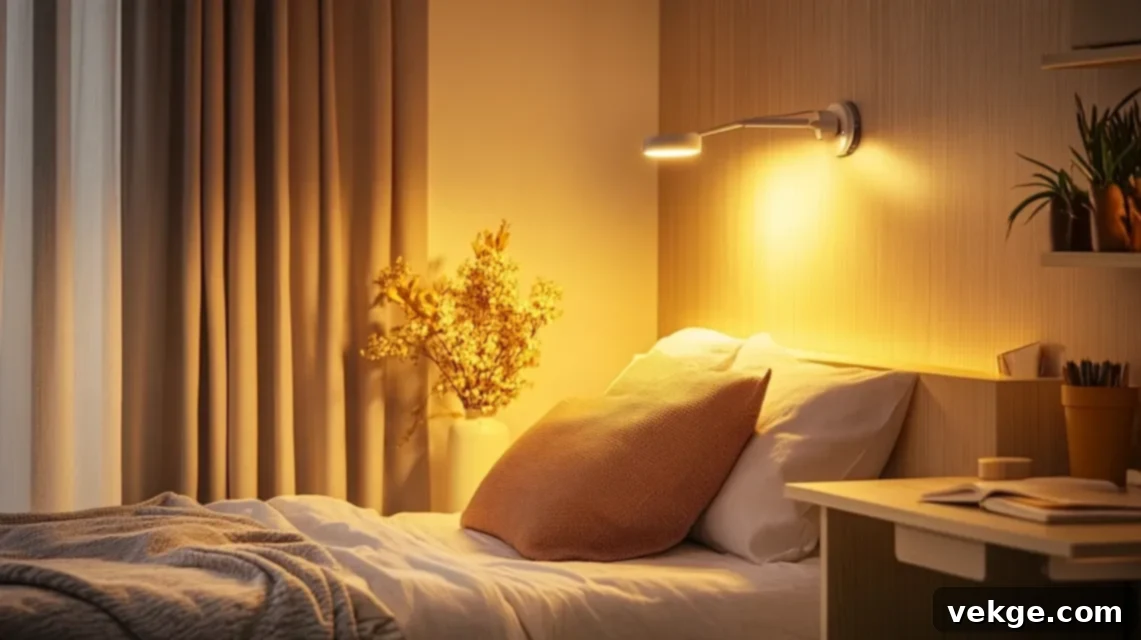 Clip-On Lamps for Flexible Setups in Small Bedrooms
