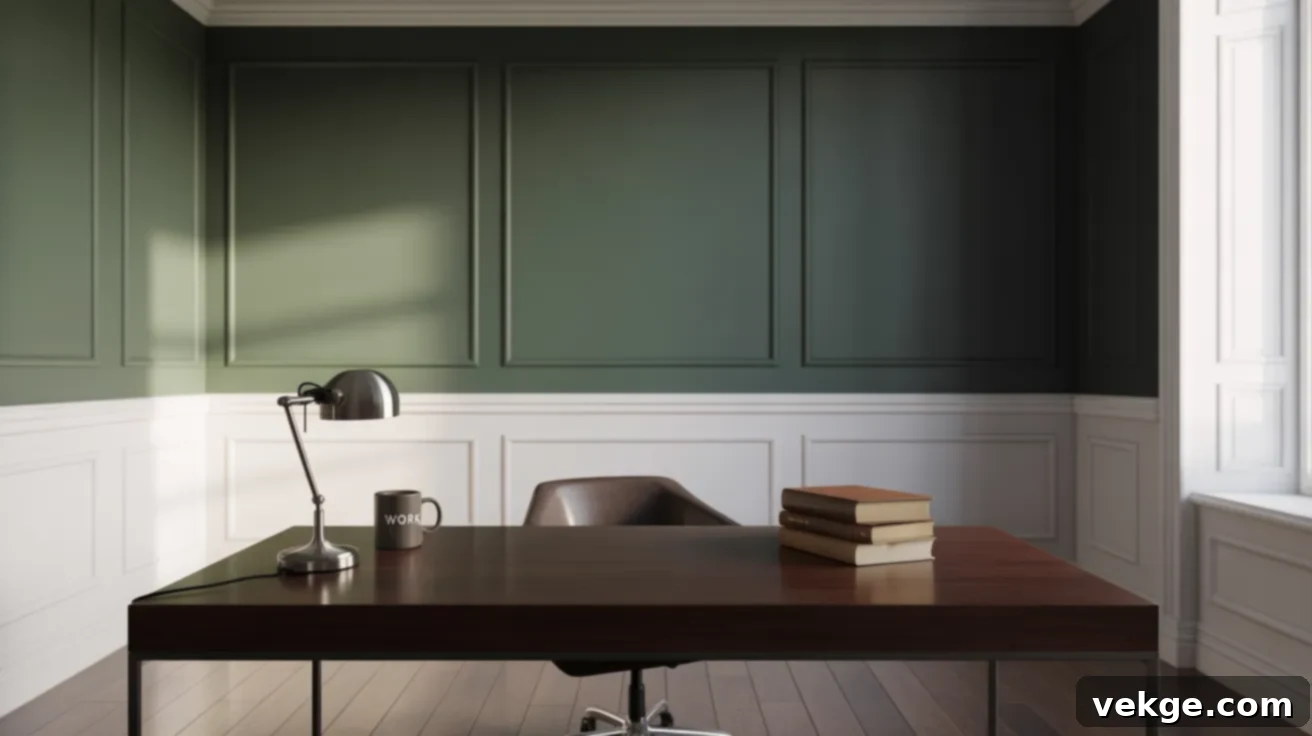 13._Add_a_Moody_Accent_Wall_with_Wainscoting