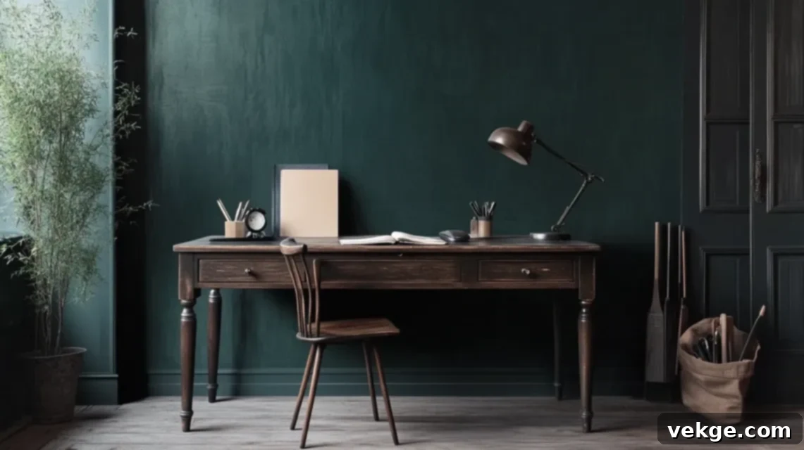 Vintage_Desks_in_Dark_Wood
