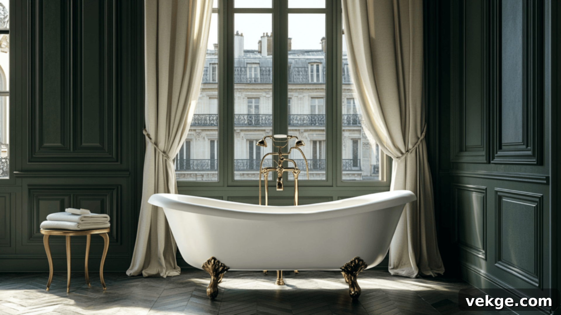 Parisian Style Bathing Retreat