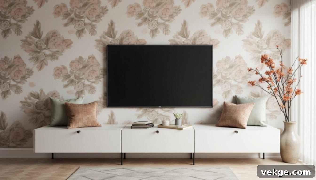 Use_Bold_Wallpaper_Behind_the_TV
