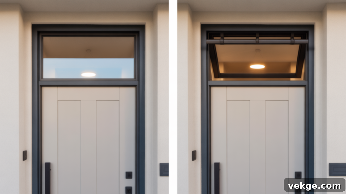 Fixed and Operable Transom Windows Comparison