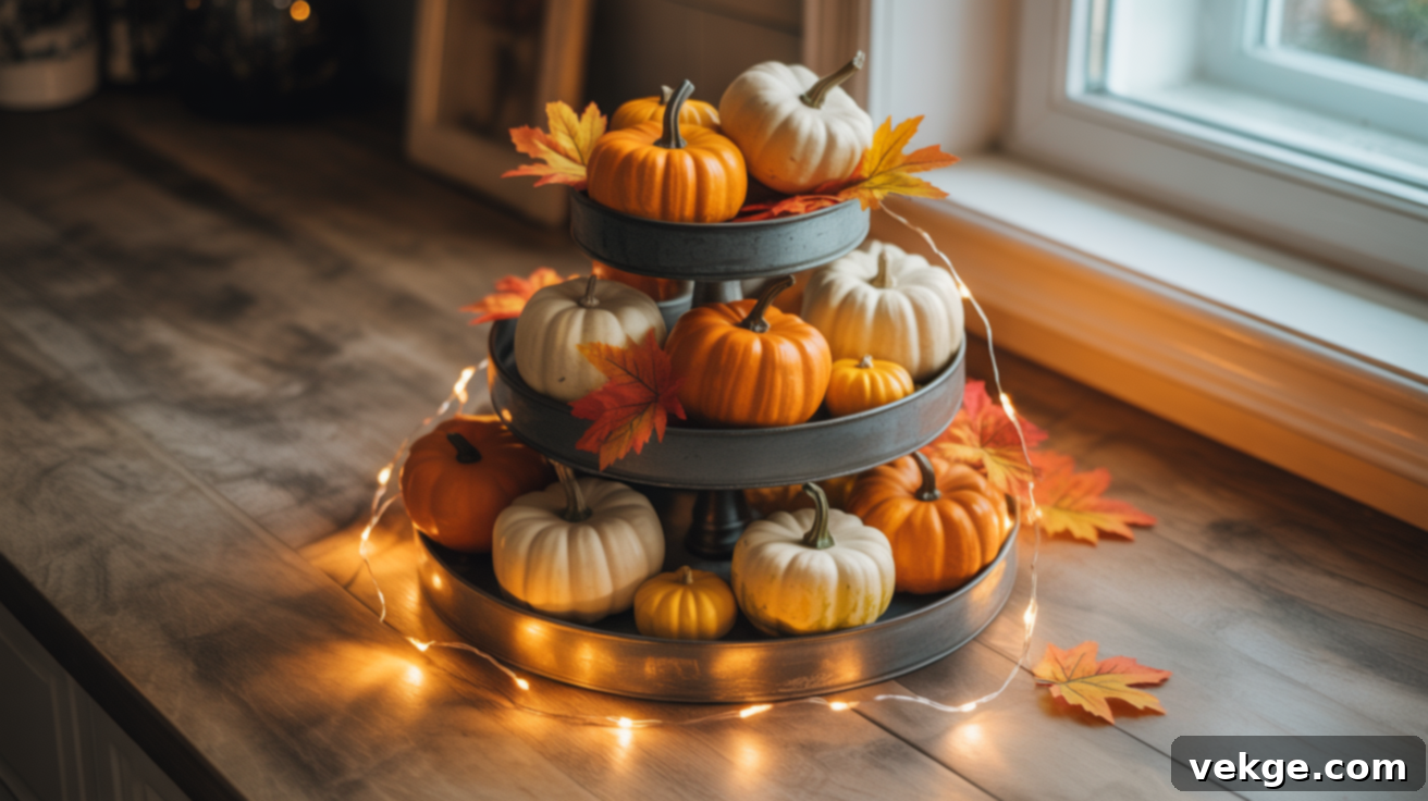 Use_a_Tiered_Tray_with_Mini_Pumpkins