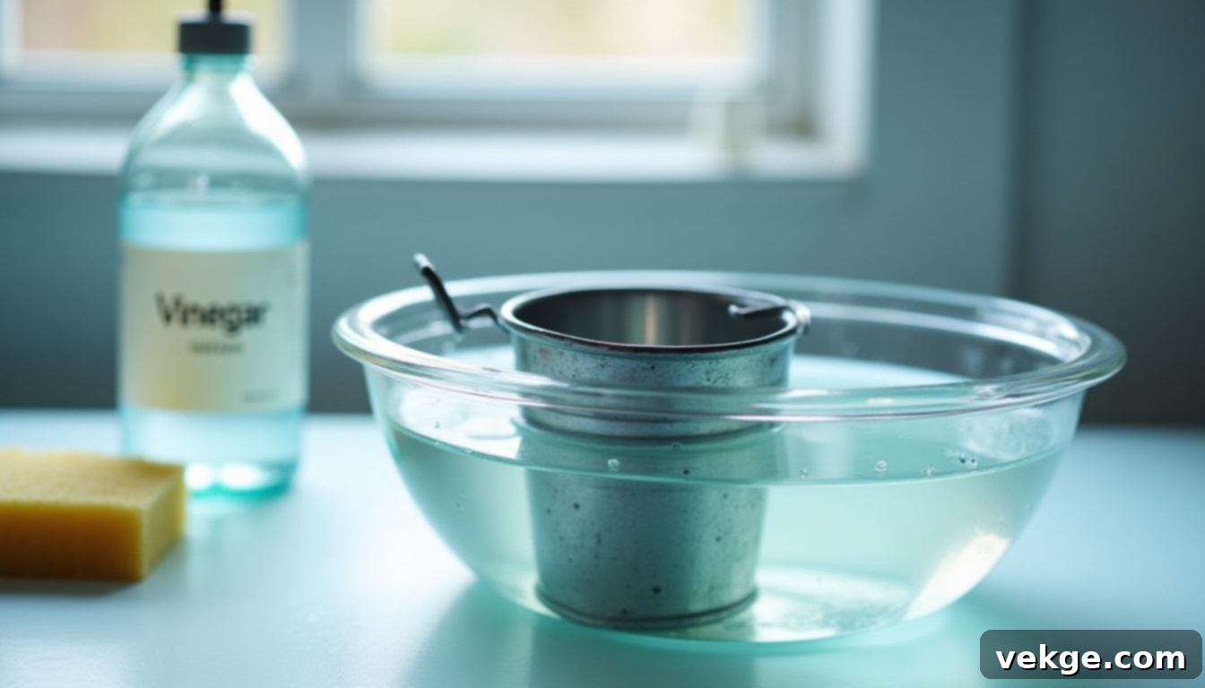 Use Vinegar to Break Down the Shine
