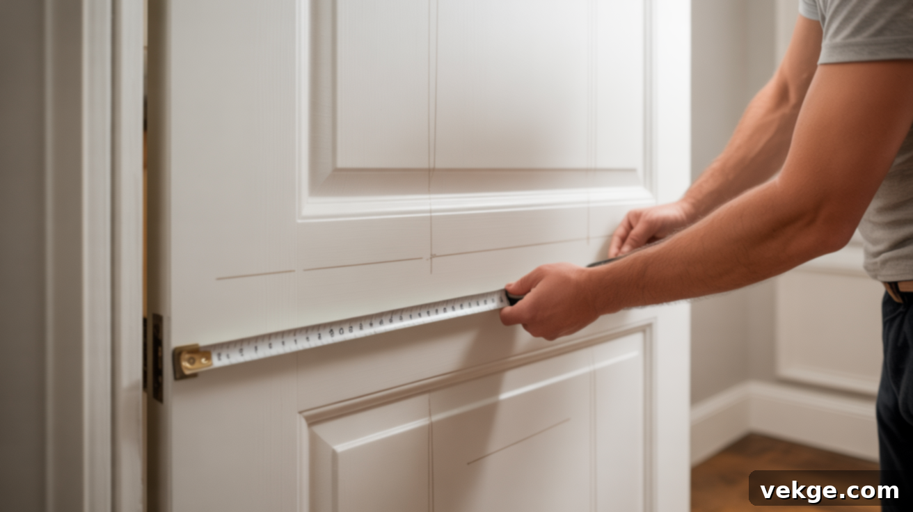 Step 1: Measure and Plan Layout for DIY Door Makeover