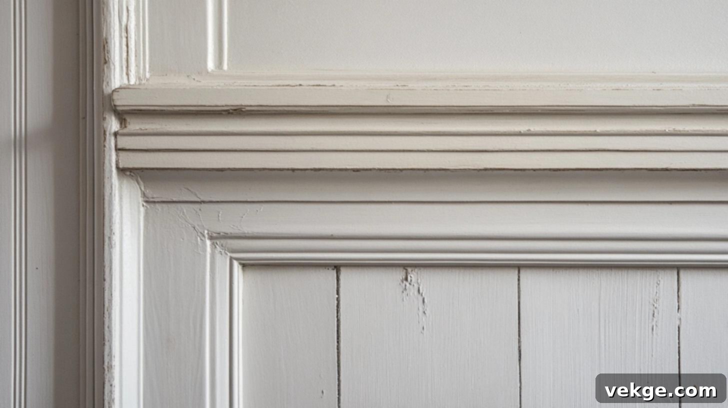 Step 5: Caulking Edges of New Door Trim for a Smooth Look