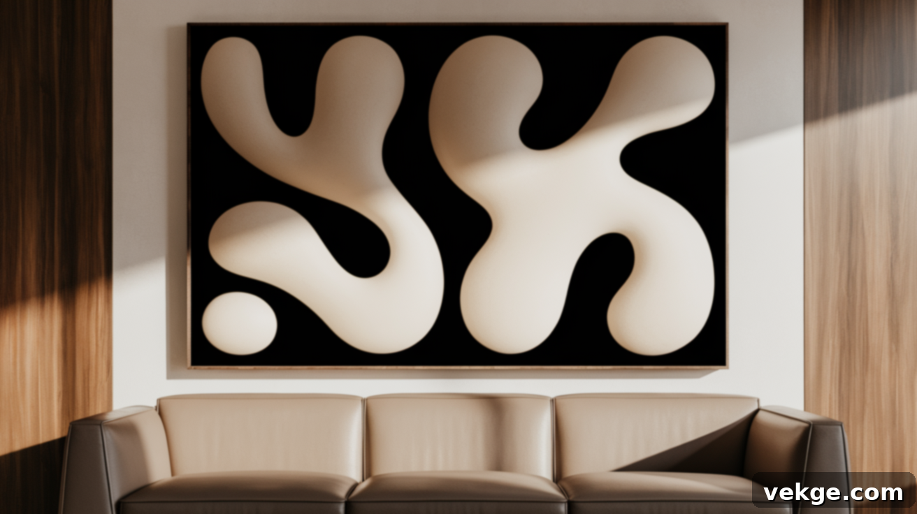 Abstract Wall Art in Neutrals
