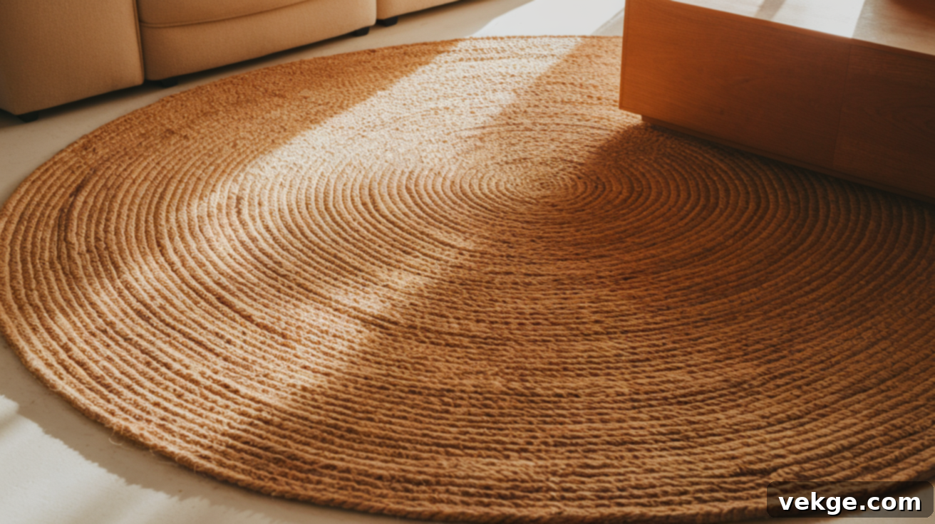 Oversized Jute Rug