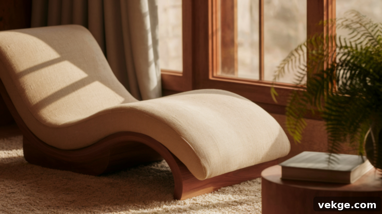Soft Curved Lounge Chair