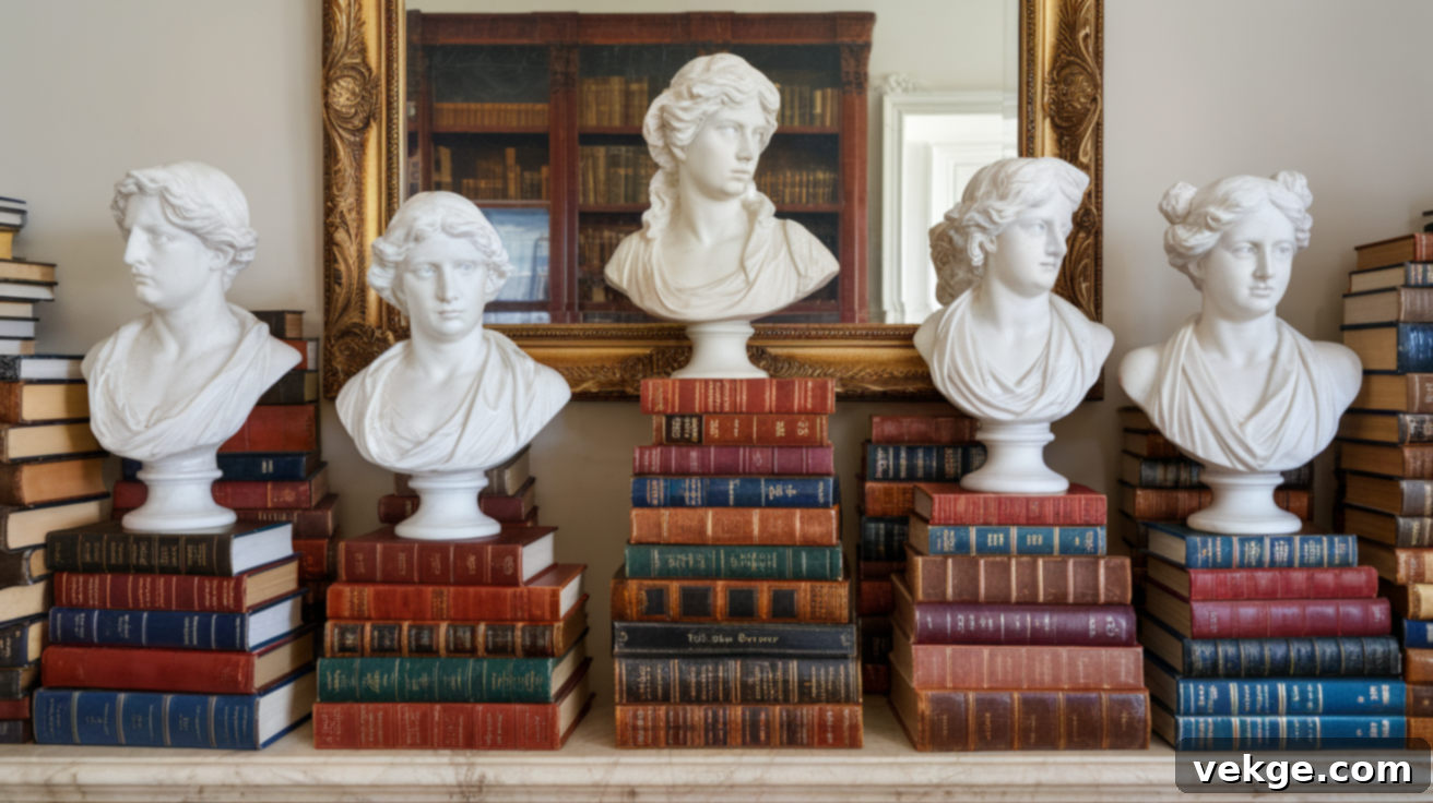 Stacked_Books_and_Bust_Sculptures