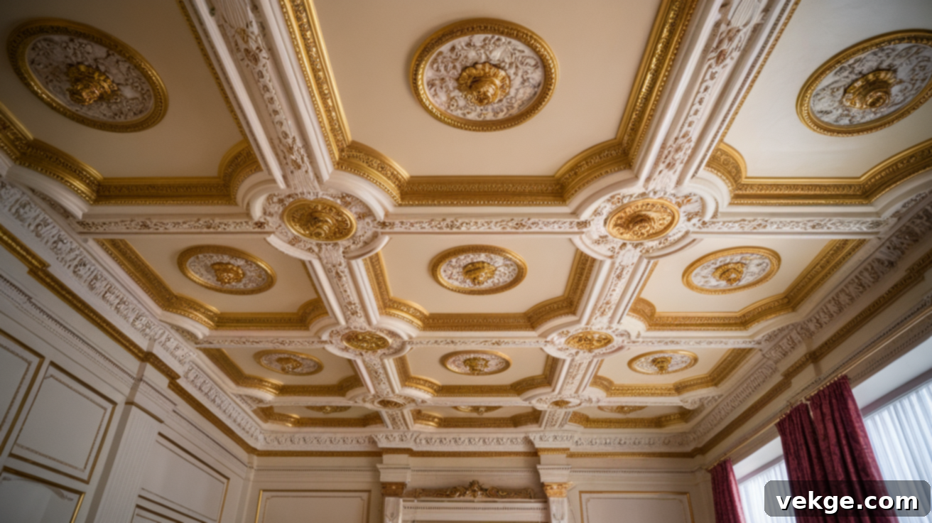 Gold_and_Cream_Ceiling_Treatment