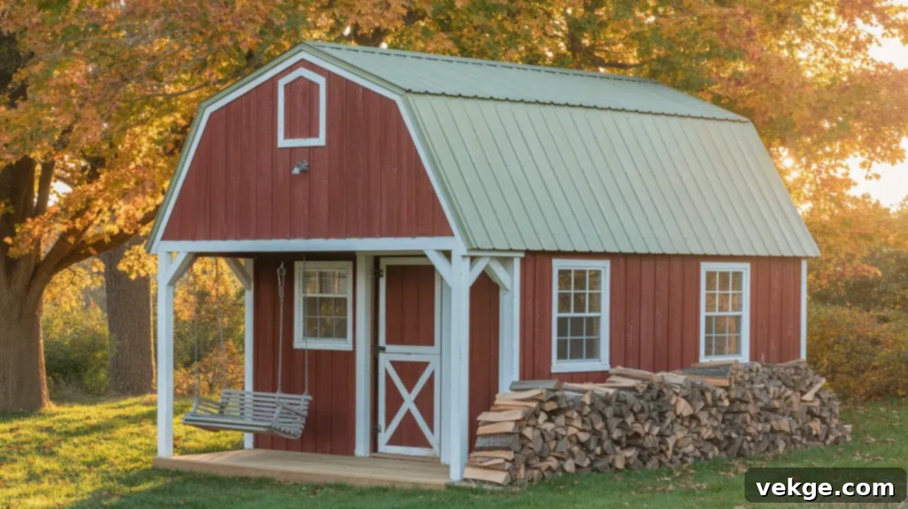 Gambrel Shed