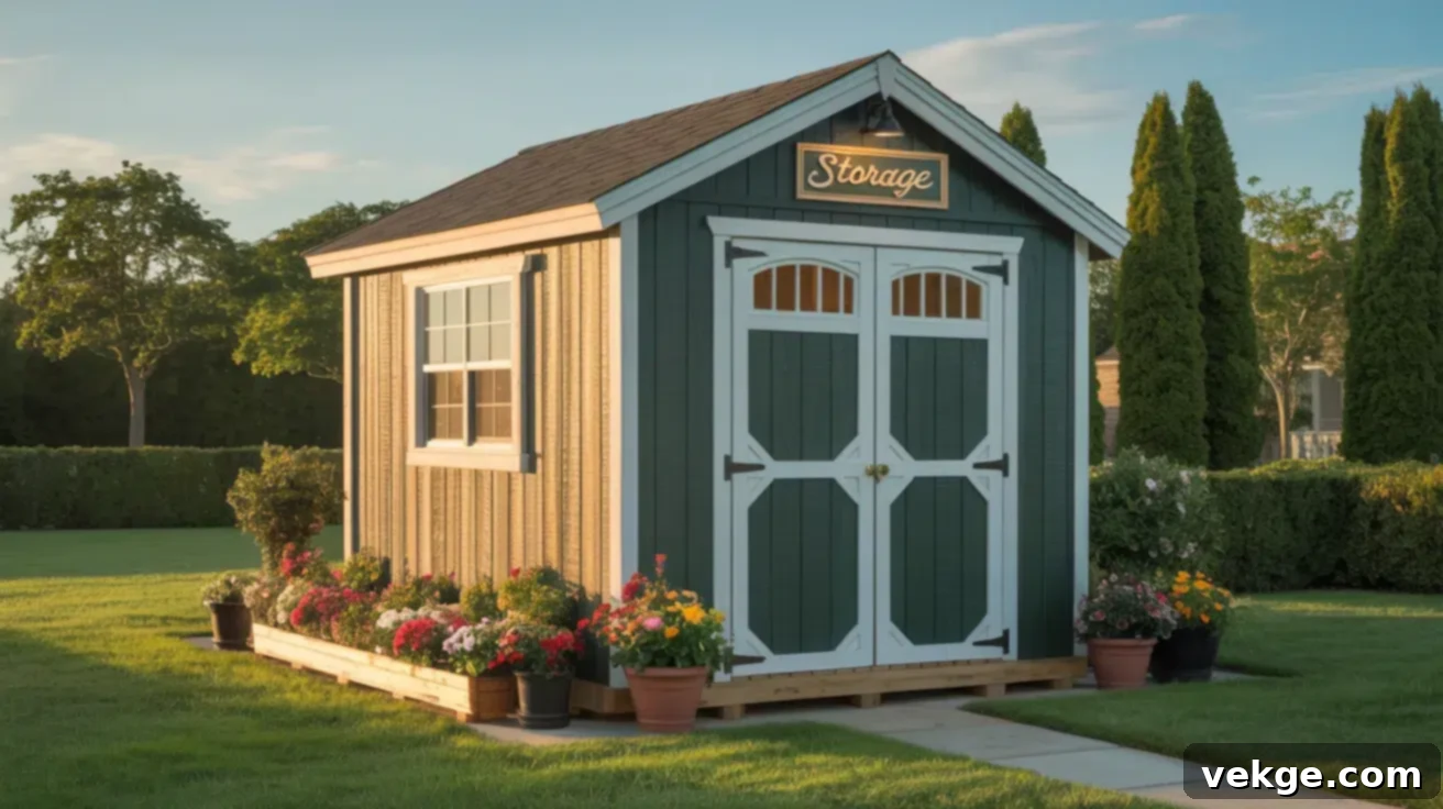 8x10 or 10x12 General Purpose Shed