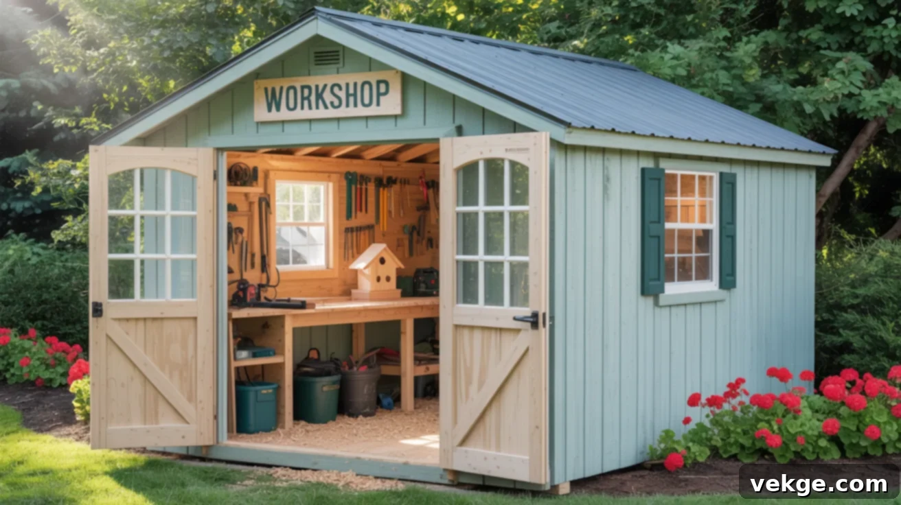 12x16 Workshop or Large Storage Shed