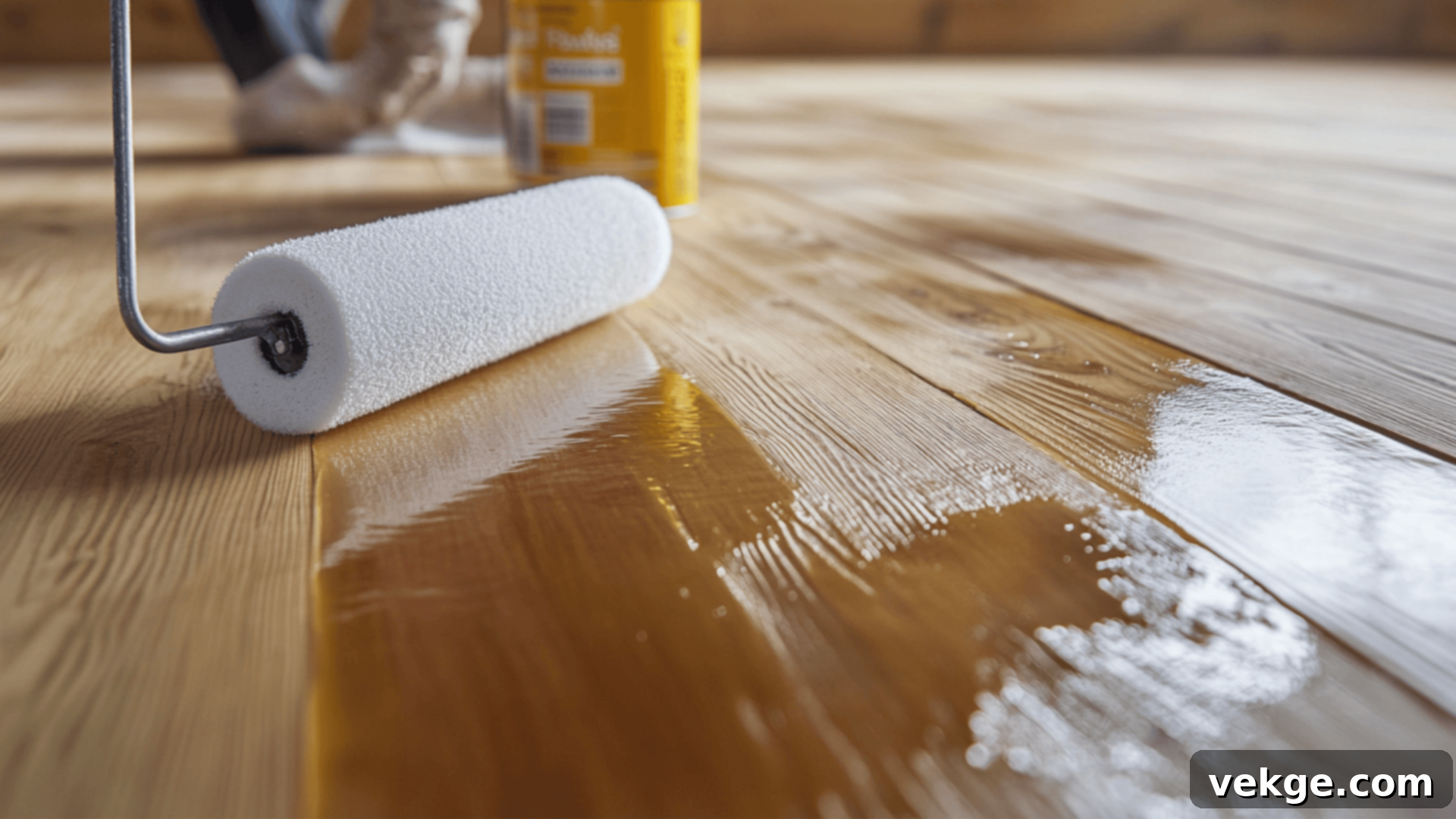 Step 4 Applying New Finish to the Floor