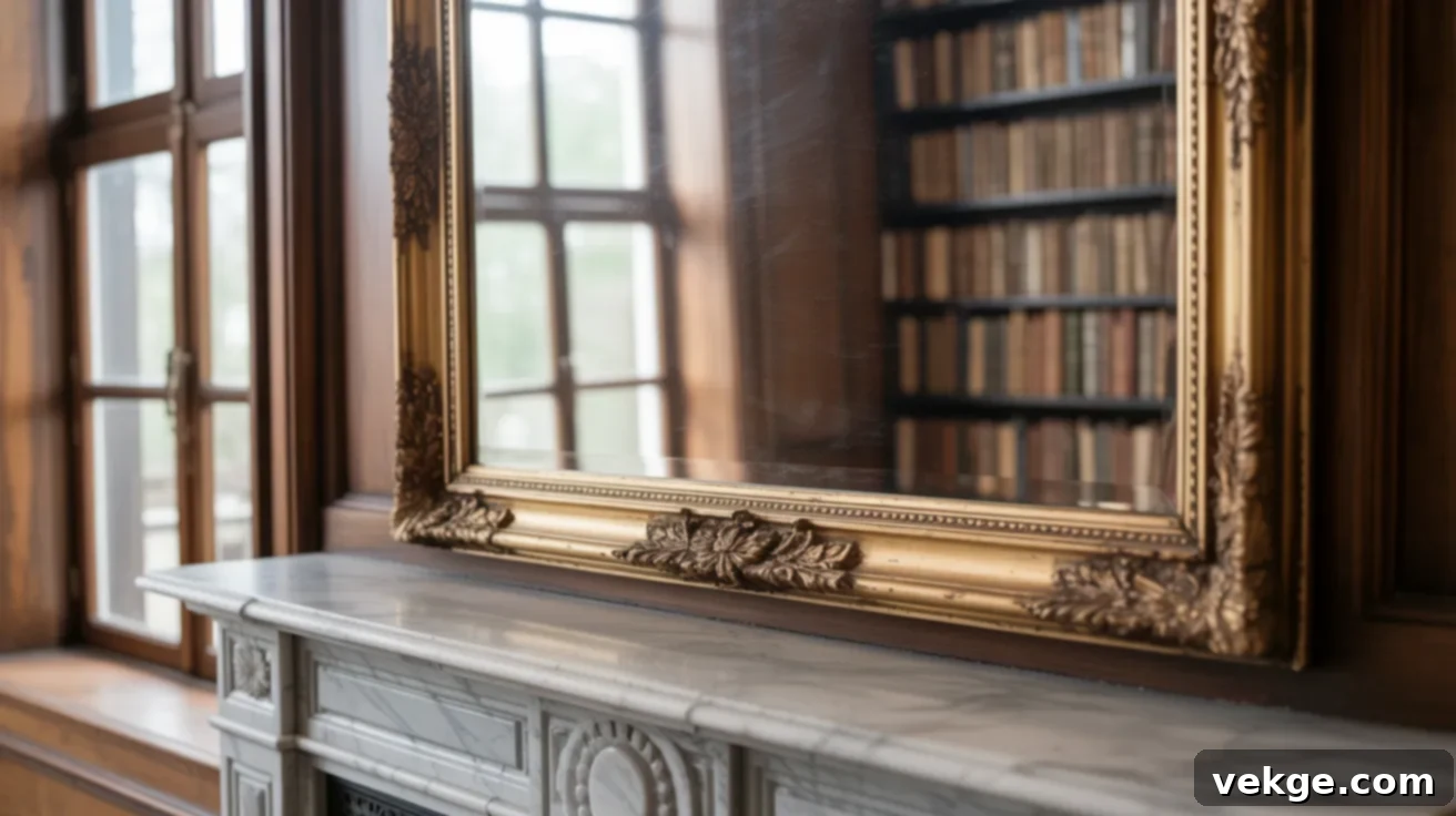 Ornate Antique Gold Mirror for Elegant Decor