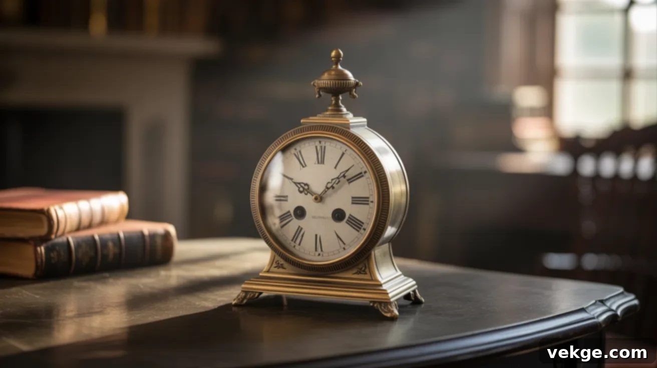 Classic Vintage Mantel Clock