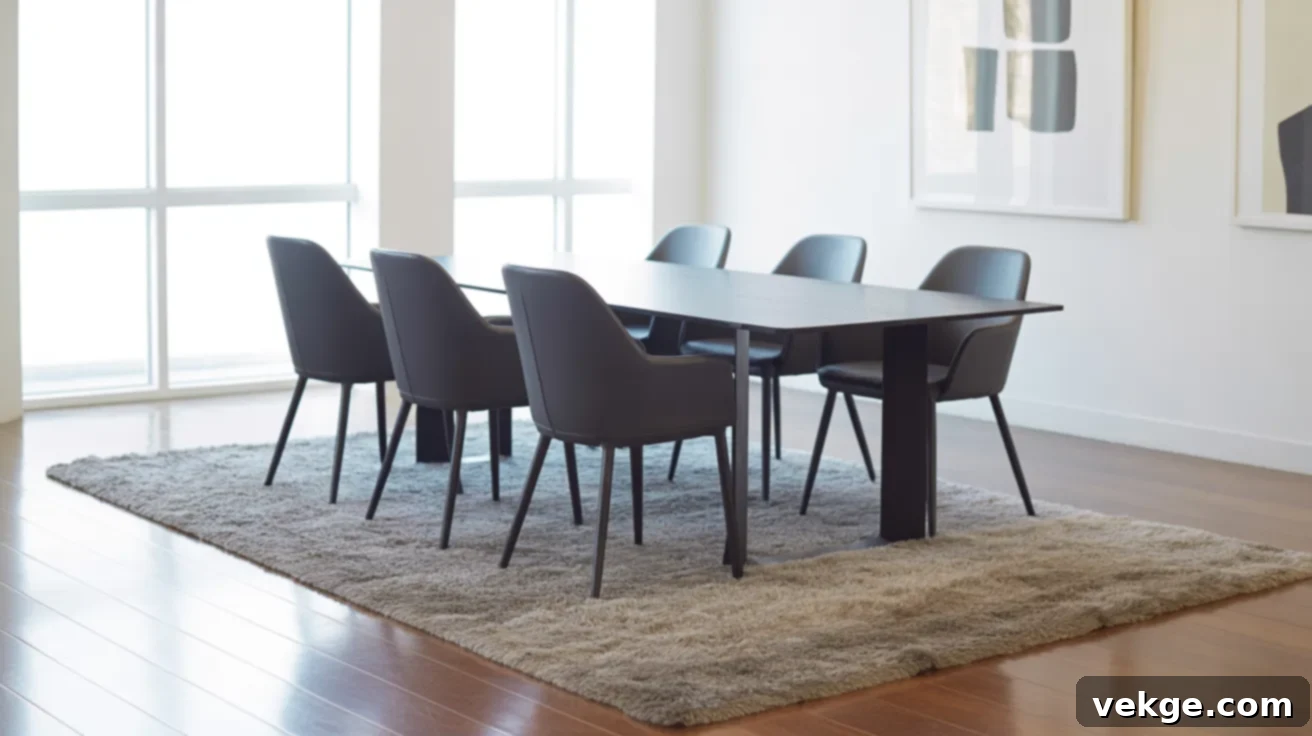 Dining Room Rug Placement