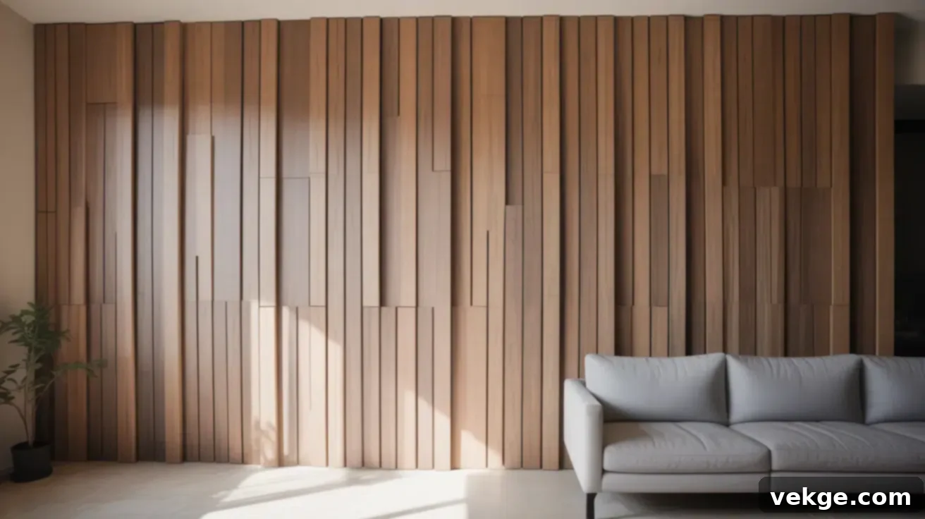 Slat Paneling for Modern Textured Walls