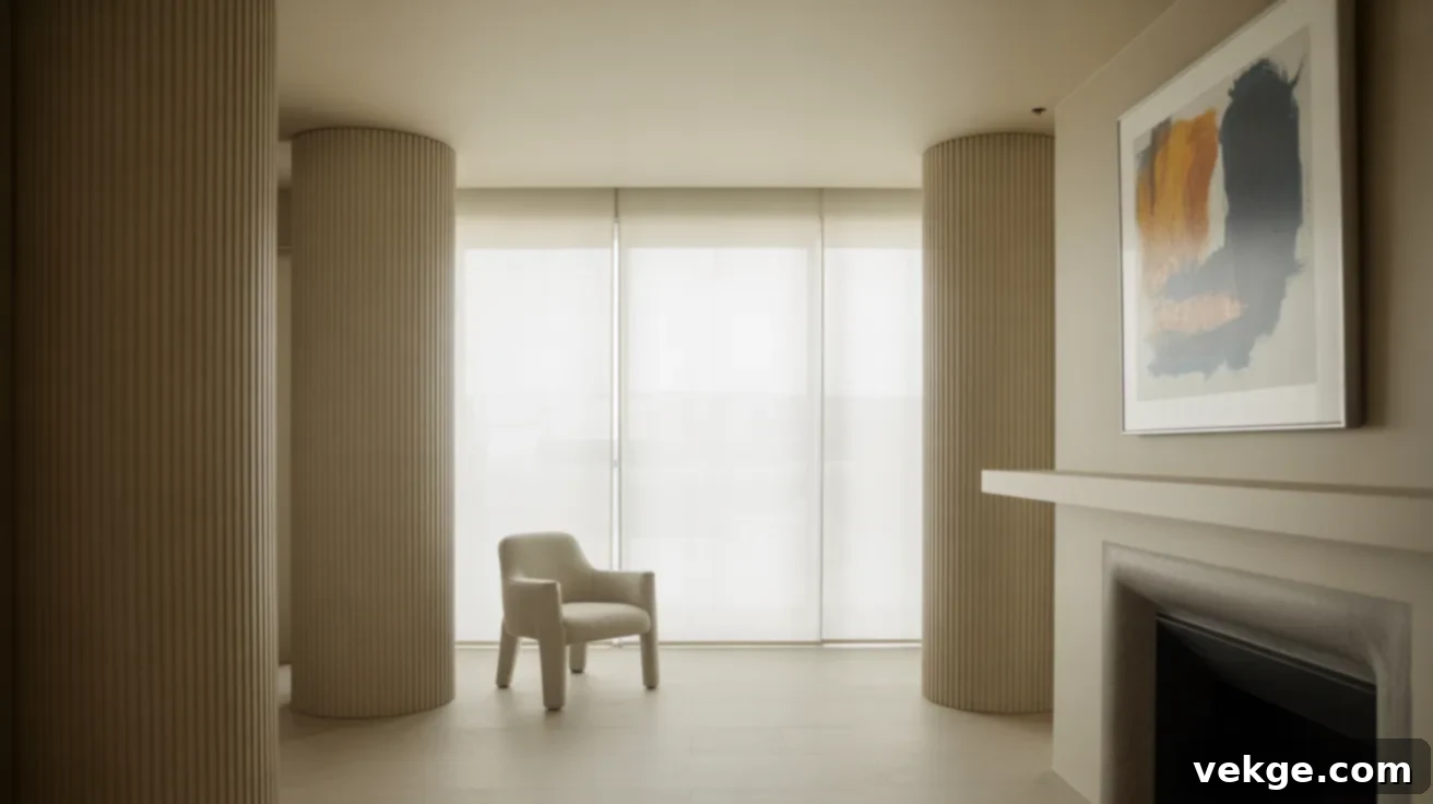Base-to-Ceiling Trim Columns for Architectural Depth