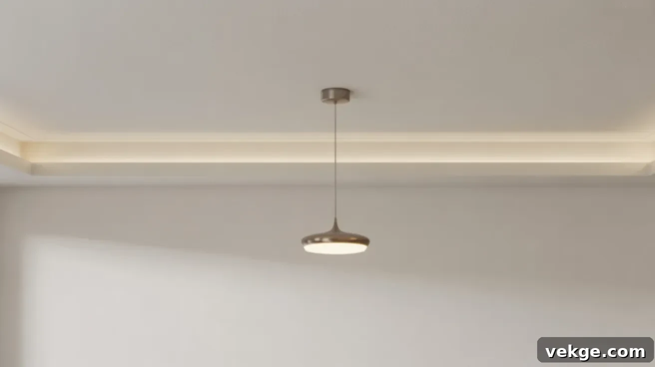 Shadow Line Trim for Subtle Ceiling Definition