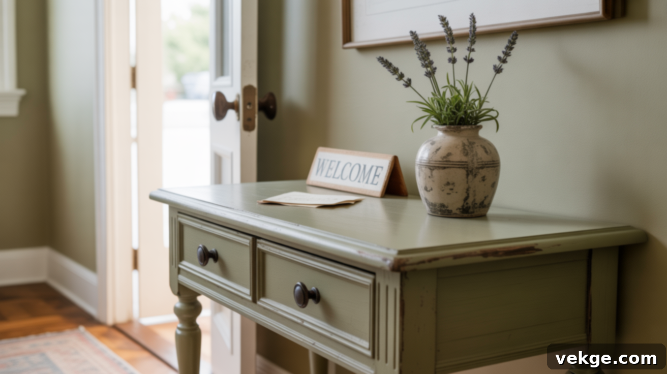 Olive_Green_Entry_Table
